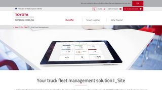 I_Site Fleet Management - Toyota Material Handling Europe