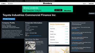 Toyota Industries Commercial Finance Inc: Company Profile ...