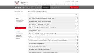 Novated Lease Frequent Asked Questions | Toyota Finance