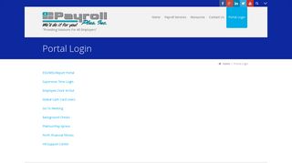 Portal Login - Payroll Plus