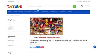 Stand a chance to win your toy wishlist with Toys R Us