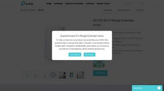 RE200 | AC750 Wi-Fi Range Extender | TP-Link
