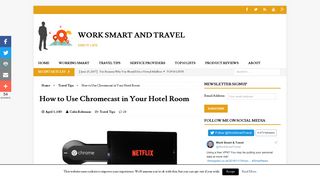 How to Use Chromecast in Your Hotel Room - Work Smart and Travel