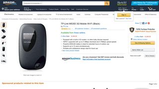 TP-Link M5350 3G Mobile Wi-Fi (Black) - Amazon.in