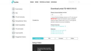 Download untuk TD-W8151N | TP-Link Indonesia