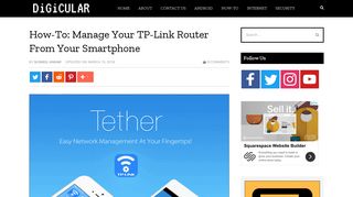 How-To: Manage your TP-Link Router from your Smartphone - Digicular