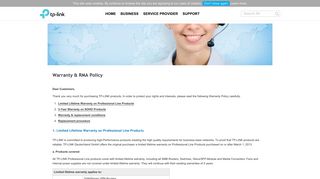 Warranty & RMA Policy - TP-Link