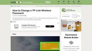 How to Change a TP Link Wireless Password: 13 Steps