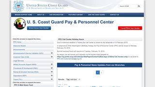 Web TPAX - Deputy Commandant for Mission Support - United States ...