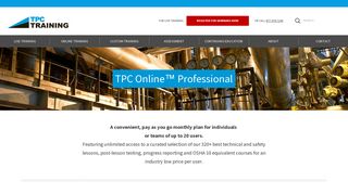 TPC Online™ Professional – TPC Training