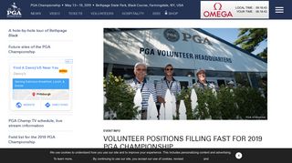 Volunteer positions filling fast for 2019 PGA Championship - PGA.com