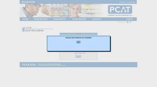 Login here. - Pearson PCAT Registration