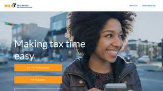 TPG makes tax time easy - pay for tax preparation with your refund