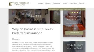 Why TPI! - Texas Preferred Insurance