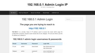 The IP 192.168.0.1 Admin Login Guide