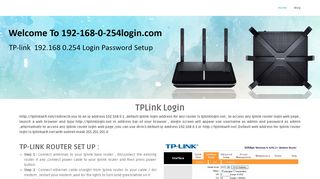 tplinkwifi.net | default ip address 192.168.0.1 login | tp link not working