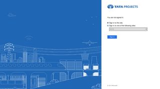 Sign In - Tata Projects