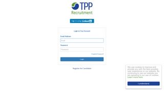 Login to your Account - TPP