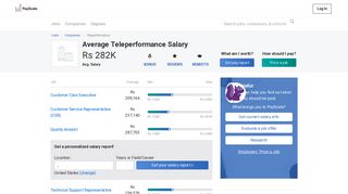 Average Teleperformance Salary - PayScale