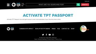 Activate TPT Passport - Twin Cities PBS