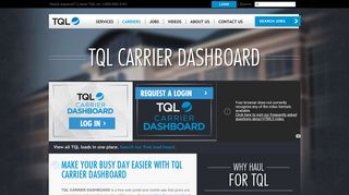 TQL Carrier Dashboard