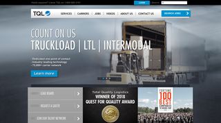 TQL - Truckload freight, LTL and Intermodal shipping services.