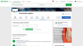 Total Quality Logistics Employee Benefits and Perks | Glassdoor.ca