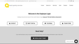 Employee Login – Team Quality Services