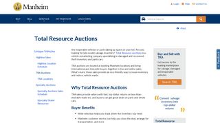 Total Resource Auctions - Manheim
