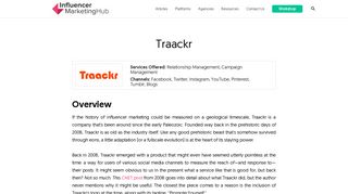 Traackr Review | Influencer Marketing Platform Pricing & Features