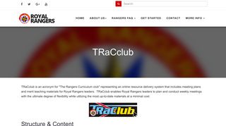 TRaCclub | Royal Rangers USA