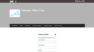 Club | Palmetto TRAC Club | Columbia, SC - SIGN IN