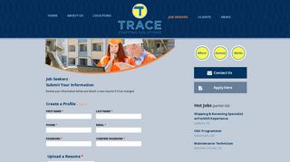 Apply - Trace Staffing Solutions