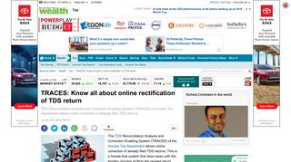TRACES: Know all about online rectification of TDS return - The ...