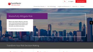 LexisNexis Risk Solutions | Transform Your Risk Decision Making