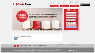 Login to your account - Tracetec