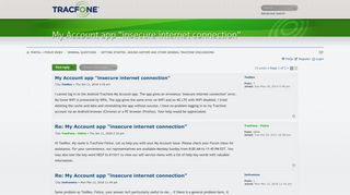TracFone Wireless Forums • View topic - My Account app 