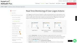 Real-Time Tracking of Active Directory login, Track logon failures and ...