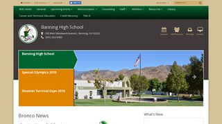 Banning High School - BHS Home