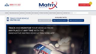 Use Matrix GPS Car Tracker App For Smartphone Vehicle Tracking