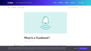 What Is a Trackback? - Kinsta Knowledgebase
