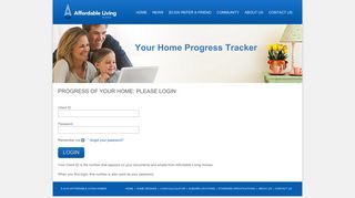 Progress Tracker - Affordable Living Homes