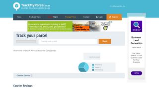 Parcel Tracking and Courier Reviews - Track My Parcel .co.za