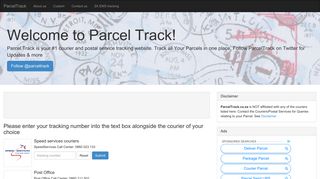 Parcel Track | Track parcels from all major Couriers, SA Post Office ...