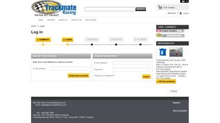 Authentication - Trackmate Racing