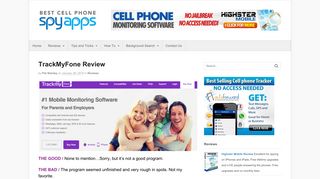 TrackMyFone Review - Best Cell Phone Spy Apps Reviews