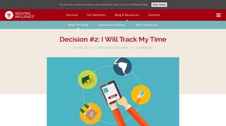 Decision #2: I Will Track My Time - Weaving Influence