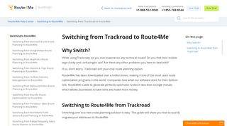 Switching from Trackroad to Route4Me - Route4Me Support