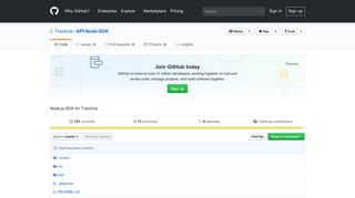 GitHub - Trackvia/API-Node-SDK: Node.js SDK for TrackVia