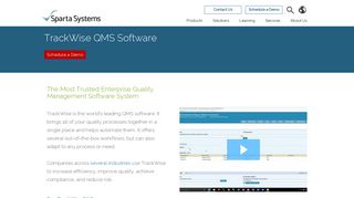 TrackWise QMS Software and Solutions | Sparta Systems